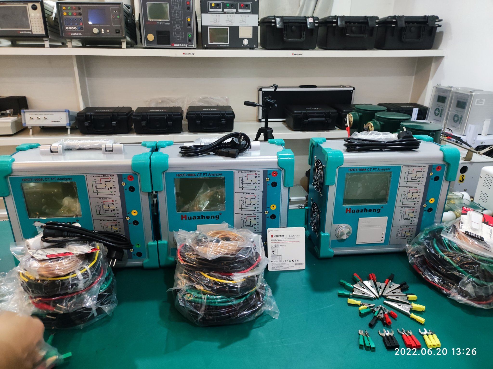 4 Set HZCT-100A CT PT Analyzer Telah Dikirim Ke Brasil